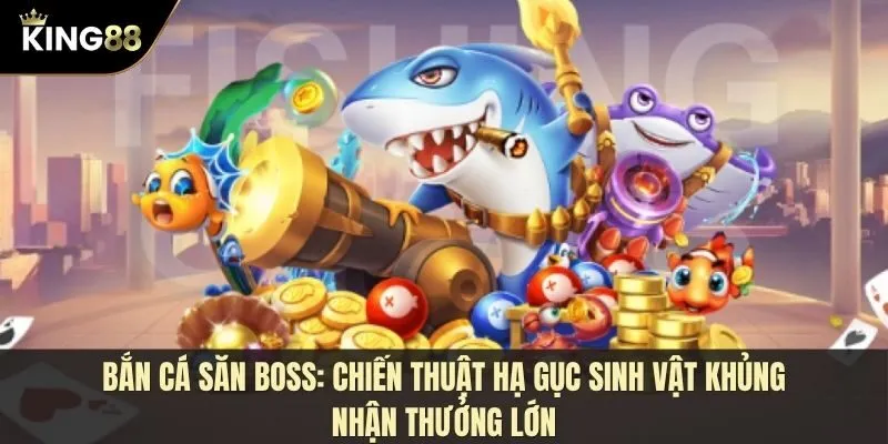 Bắn Cá Săn Boss: Chiến thuật hạ gục sinh vật khủng nhận thưởng lớn