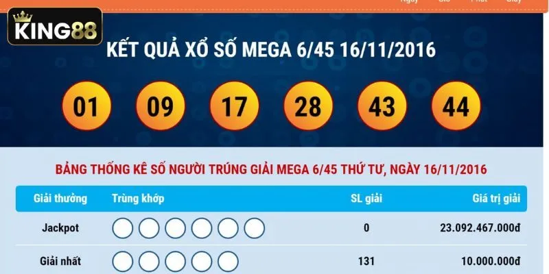 Người chơi có thể tự tay lựa chọn 6 con số may mắn từ 01 đến 45 để tham gia dự thưởng